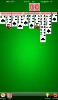 Spider Solitaire - Classic Screen Shot 1