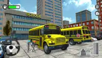 Simulador de conducción de autobuse escolares 2018 Screen Shot 8