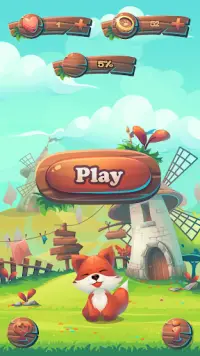 Fox Feed 2D - Fruit Match Challenge Screen Shot 0