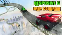 Grand Monster Truck Race : Impossible Tricky Stunt Screen Shot 7
