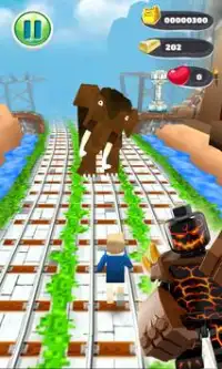 Subway Lego Knights: Free Arcade Subway Game Screen Shot 4