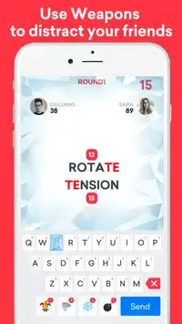 SWOORDS - Free multiplayer word game with friends Screen Shot 1