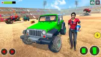 Prado Jeep Car Destruction: Demolition Derby Games Screen Shot 0