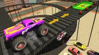 Camiones monster truck stunts Screen Shot 12