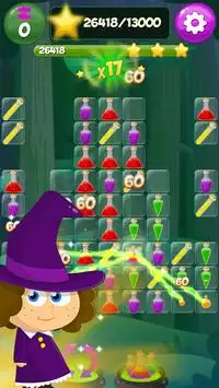 game penyihir - ramuan pertandingan 3 teka-teki Screen Shot 3