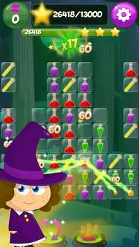 Hexe Spiele - Trinken Match-3-Puzzle Screen Shot 3