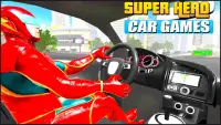 bayani car games: bago spider bayani Larong kotse Screen Shot 0