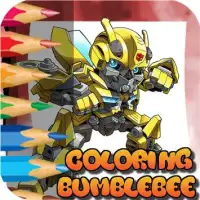 Coloring Bumble bee und Optimus Screen Shot 1