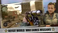 Guerra Mundial 2 jogo de arma Screen Shot 1