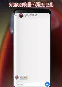 Among Call - Video call of Among Us Chat Screen Shot 3