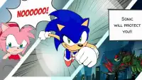 Super Sonic runner helps Amy Screen Shot 0