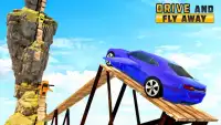 Flying Car Mountain Stunts Screen Shot 2