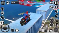 Superhero Tricky Bike Stunt Screen Shot 3