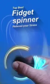 Fidget spinner simulator lampu neon - Spinner Screen Shot 6