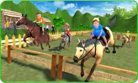 Kids Mountain Horse Rider Race Screen Shot 1