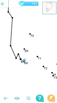 Dotly- connect dot to dot, free waiting room games Screen Shot 0