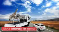 Camión de transporte animal del zoo del  animal 3d Screen Shot 4
