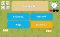 Spanish English Learning Game Screen Shot 1