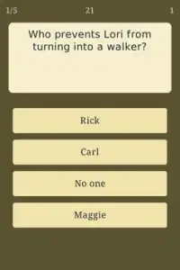 Trivia voor The Walking Dead Screen Shot 1