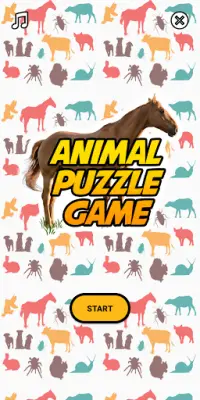 Animal Puzzle Game Screen Shot 0