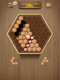Wooden Hexagon Fit: Hexa Block Puzzle Screen Shot 6