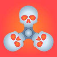 Skull Fidget Spinner Simulator