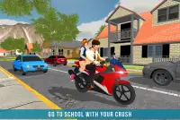 Girl High school Crush: High school Simulator Screen Shot 3