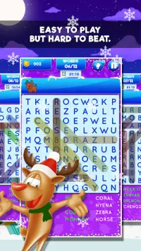 Christmas Word Finder : Word Puzzle Game Screen Shot 1