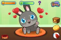 My Virtual Rabbit - Cute Pet Bunny Game for Kids Screen Shot 1