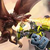 Dragon Robot Super Transformation Warrior Battle