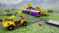 Train Track Construction:Sand Excavator Simulator Screen Shot 4