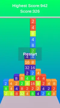 Tetris 2048 | Classic Tetris e 2048 Merge Game Screen Shot 7