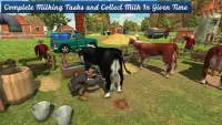 città latte trasporto simulatore: bestiame agricol Screen Shot 4