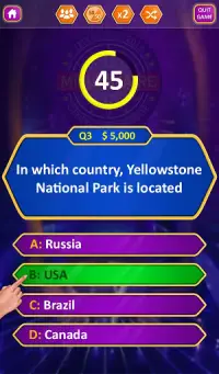 Millionaire 2021 - Trivia Quiz Game Screen Shot 0
