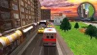 Pilote de secours ambulance: simulateur 3D Screen Shot 2