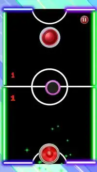 Glow Hockey Fire Screen Shot 0