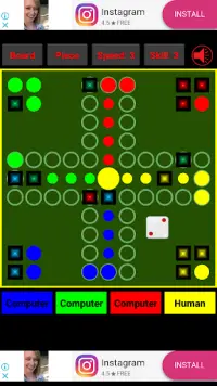 Free Ludo: 4-Player (Don't get Angry, man!) Screen Shot 6