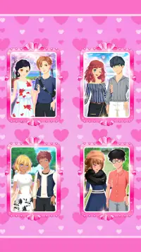 Anime Couples Dress Up Game Screen Shot 10