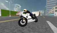 Polisi 3D sepeda mengemudi Screen Shot 8