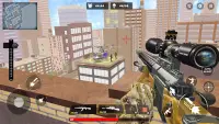 現代の狙撃銃戦争: バトルロワイヤル銃撃ゲーム Screen Shot 3