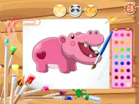Zoo Animals Coloring Games Screen Shot 1