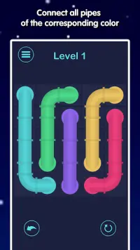 Pipeline Free - Line Puzzle Game Screen Shot 1