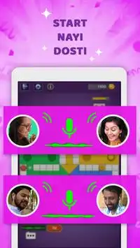 हैलो लूडो - लूडो खेल पर लाइव ऑनलाइन चैट! Screen Shot 0