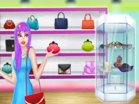 rich girls shopping mall: super winkel kassier Screen Shot 0