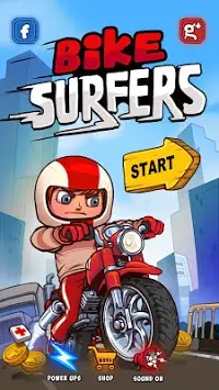 Bike Surfers :FREE racing game Screen Shot 0