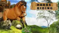 乗馬ゲーム - 馬シミュレータの3Dゲーム Screen Shot 0