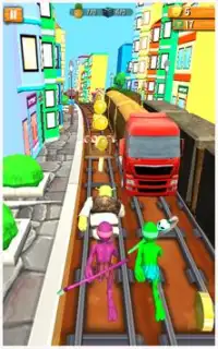 subway shrek adventure temple world run 3D Screen Shot 1