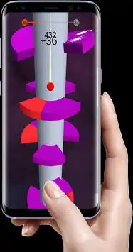 3D Helix Tower Jump Screen Shot 1