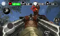 Modern Gun Shooting Zombie Sniper Army Screen Shot 0