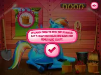 Princess rainbow Pony game Screen Shot 0